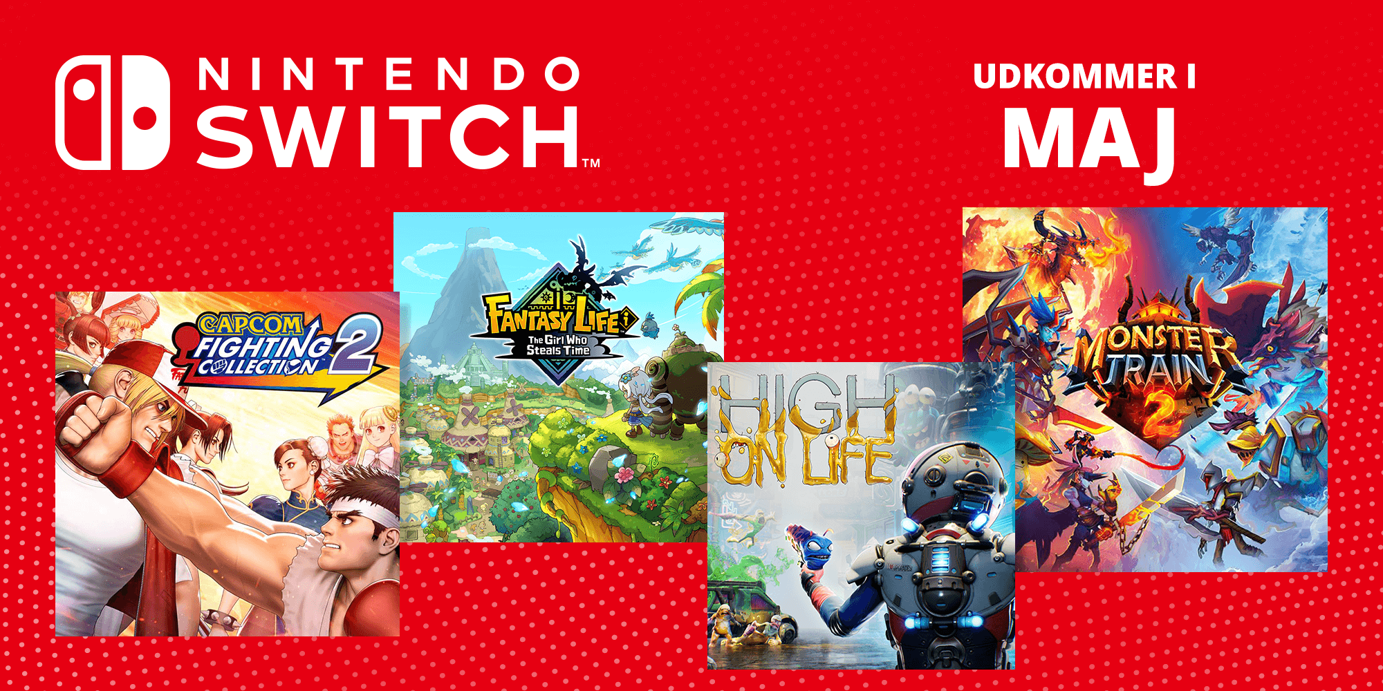 Kommende Nintendo Switch-spil - Maj 2025