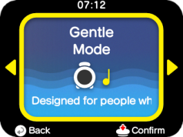 Gentle mode