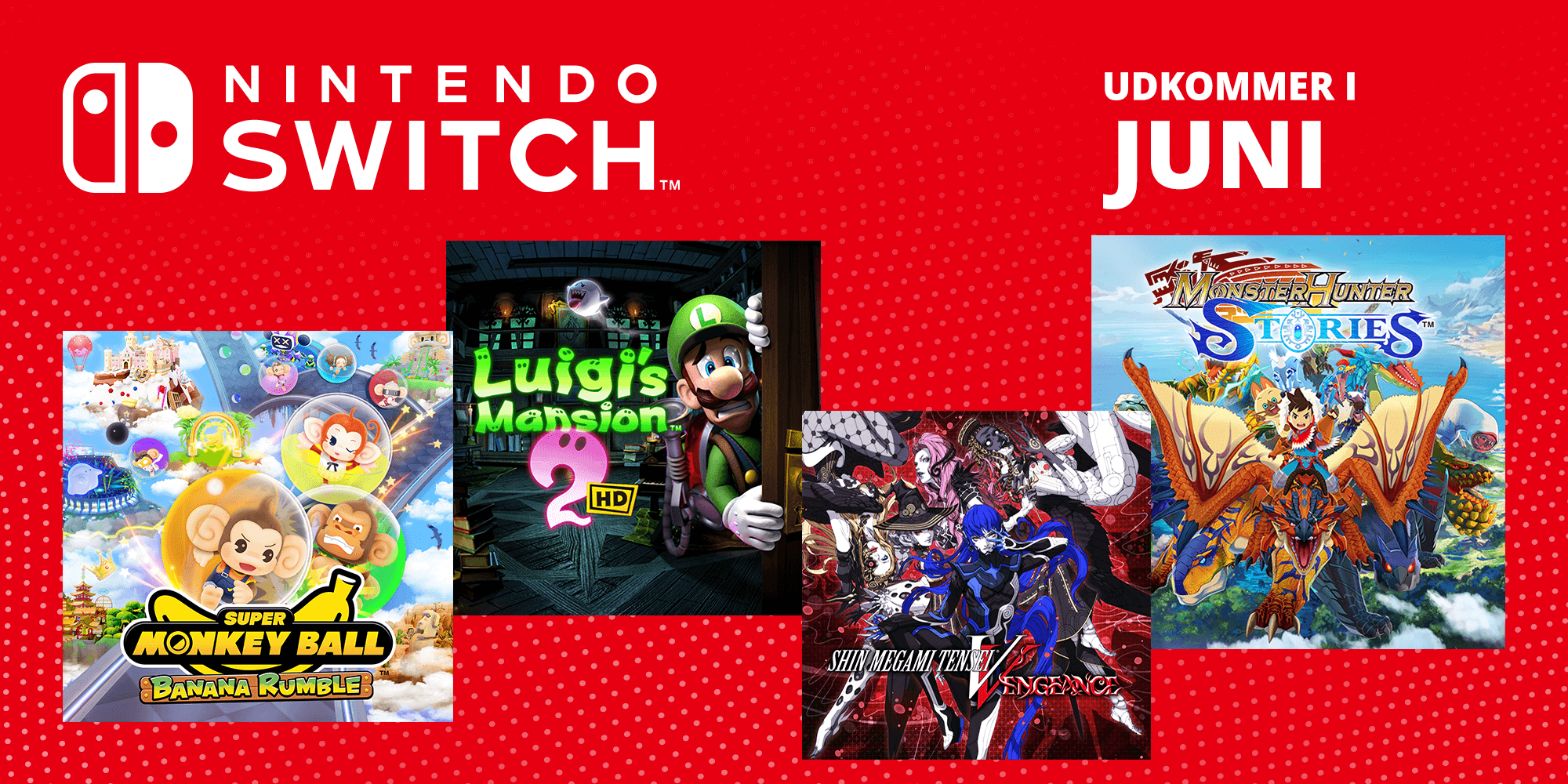 Kommende Nintendo Switch-spil – Juni 2024