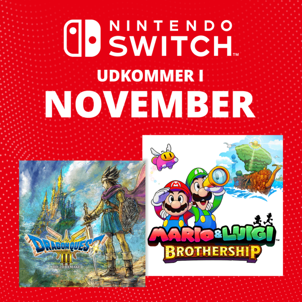 Kommende Nintendo Switch-spil - November 2024